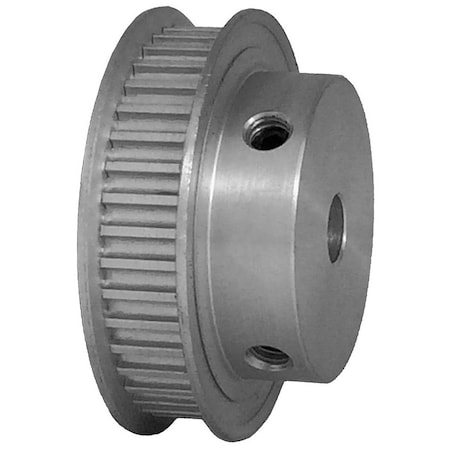 B&B Manufacturing 40-3M06-6FA3, Timing Pulley, Aluminum, Clear Anodized,  40-3M06-6FA3